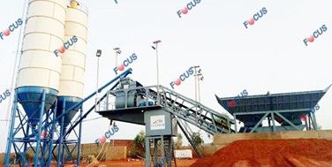 Centrale mobile YHZS60 en fonctionnement au Burkina Faso
